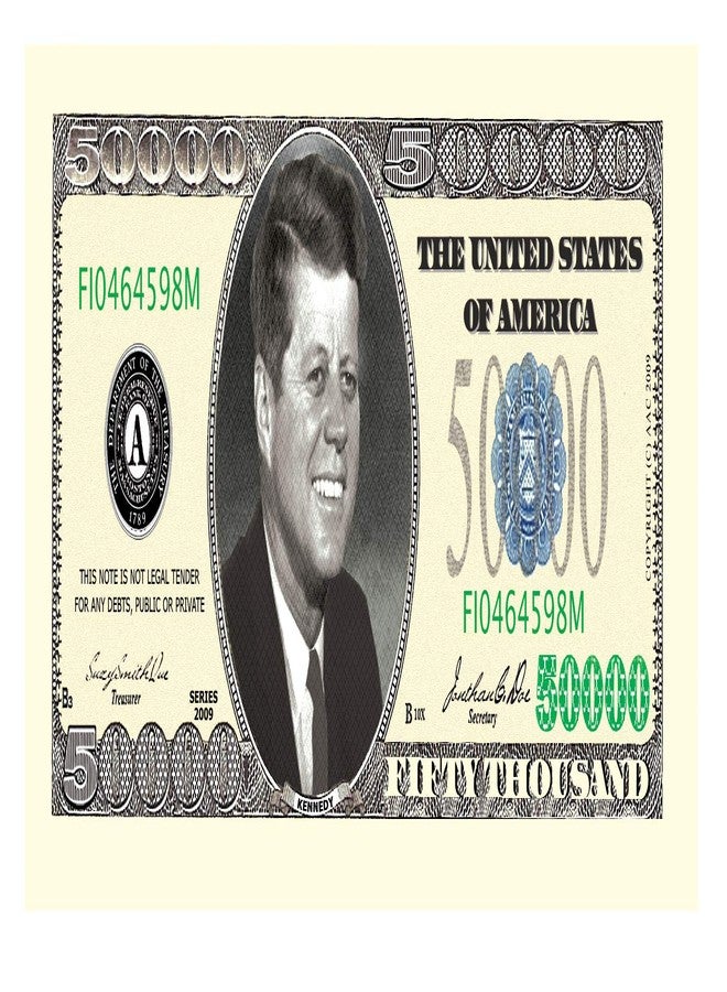 American Art Classics Set of 100 Bills-$50,000.00 Casino Party Money - Image 2